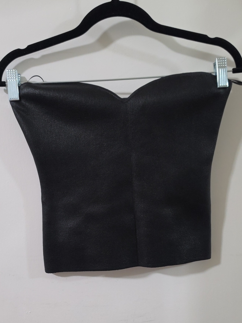 Zara Black Strapless Top